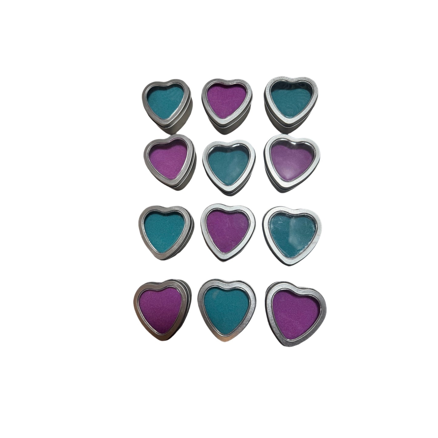 Heartfelt Sand Tribute Tins – Set of 12