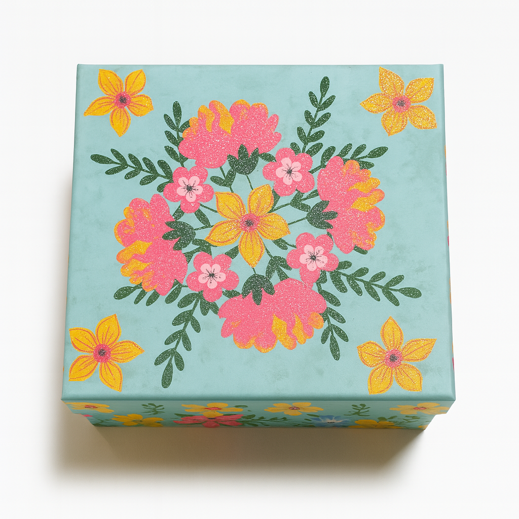 Floral Celebration Sand Set Of 8