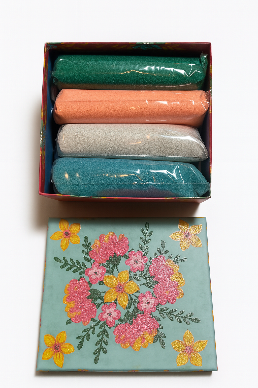 Floral Celebration Sand Set Of 8