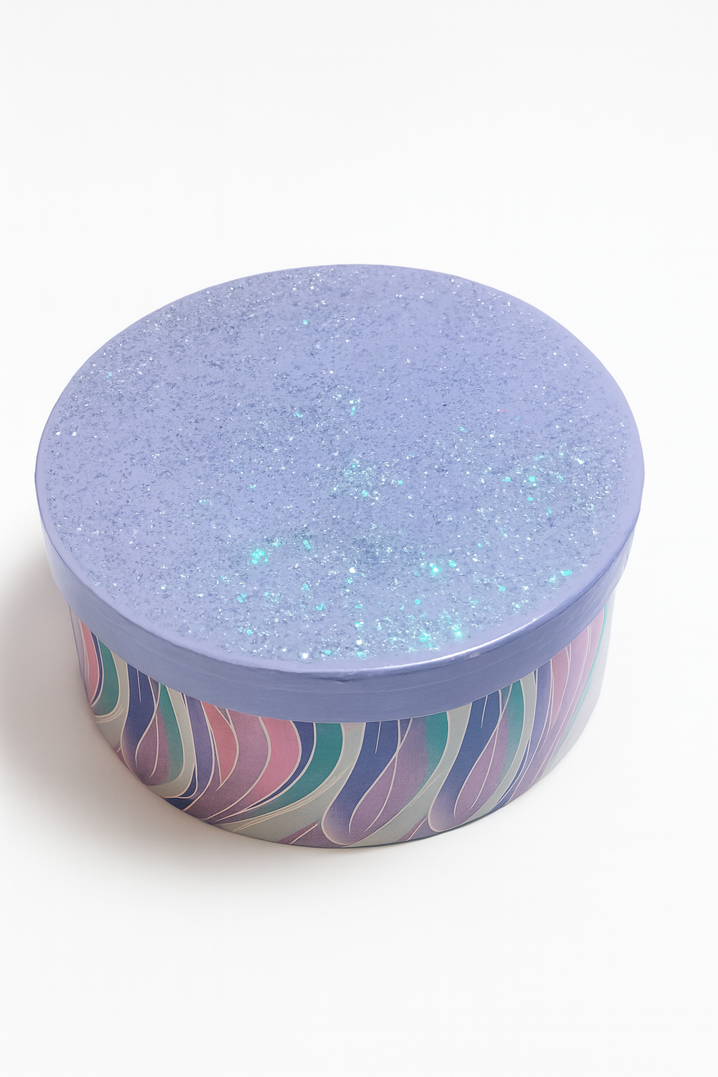 Round Keepsake Box - 16 Small Jars