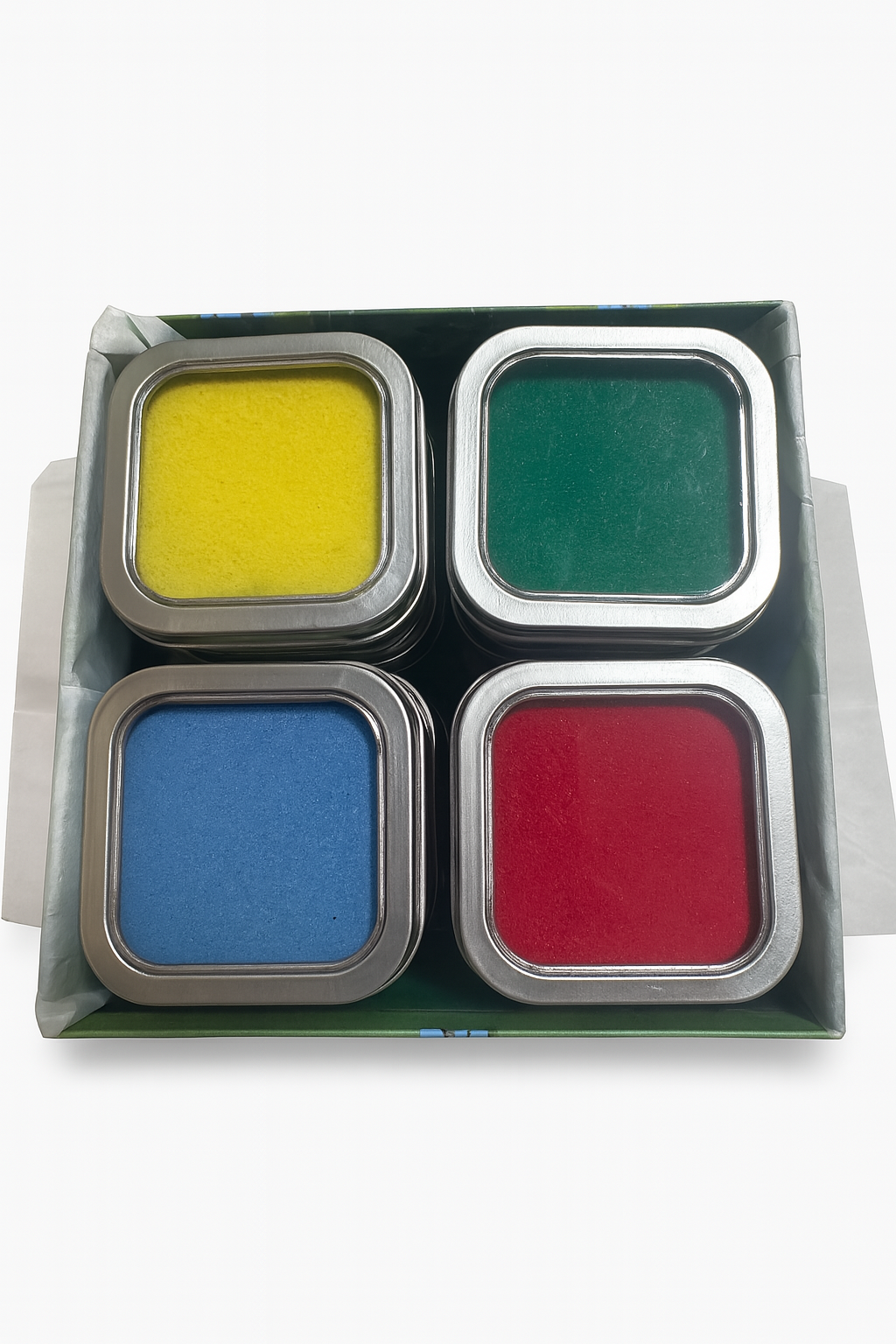 Floral Keepsake Box - 12 Square Tins