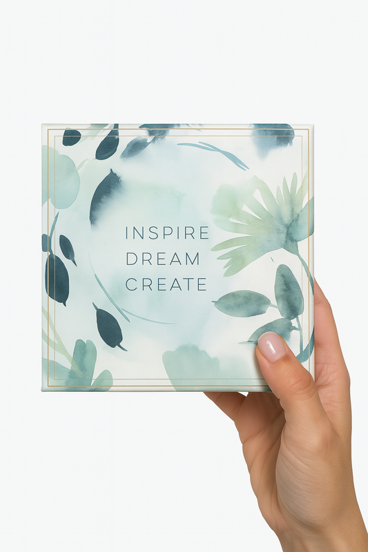 “Inspire • Dream • Create”- 18 Heart Tin Set