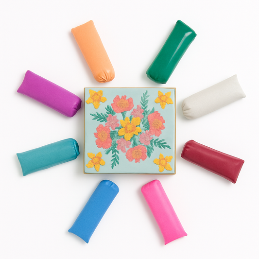 Floral Celebration Sand Set Of 8
